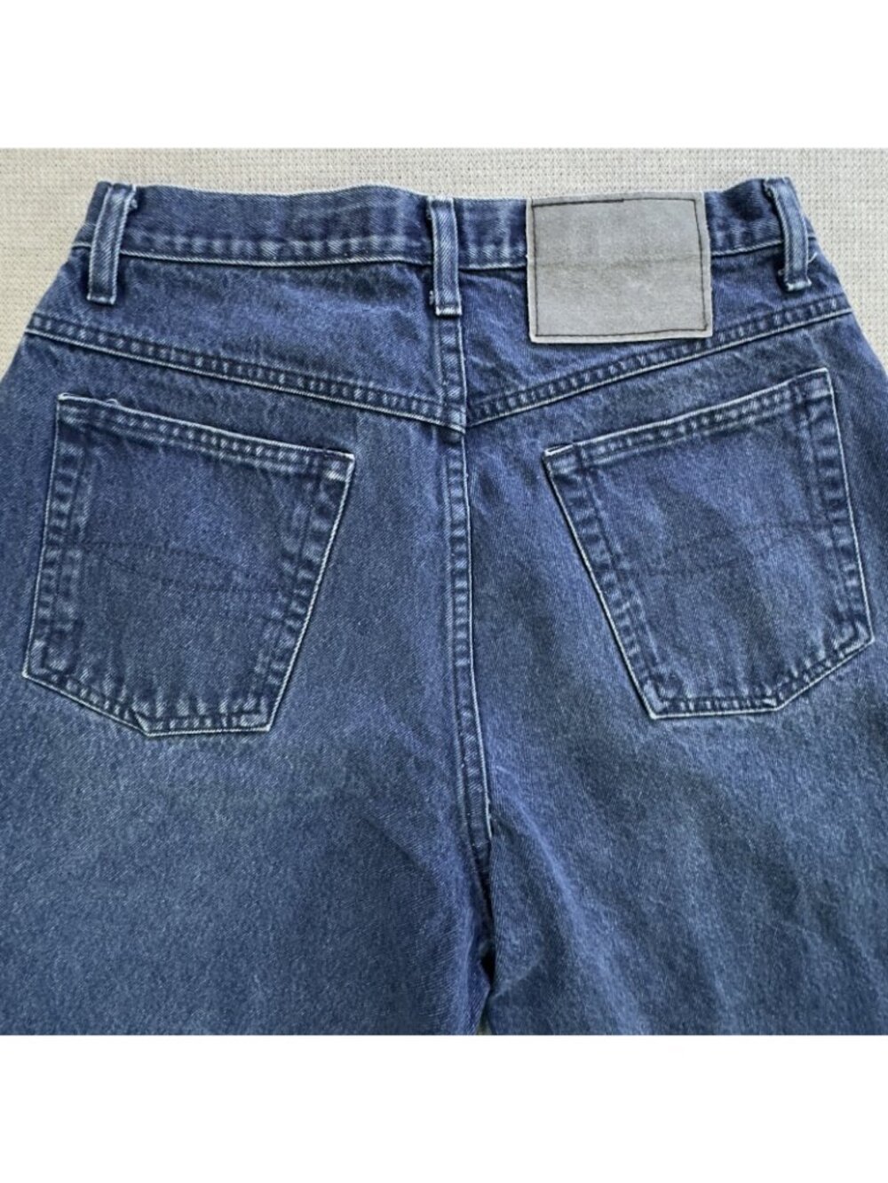 Vtg HOBO Live Like An American Jean Shorts Mens Size 31 Denim Loose Fit Blue - Picture 4 of 14
